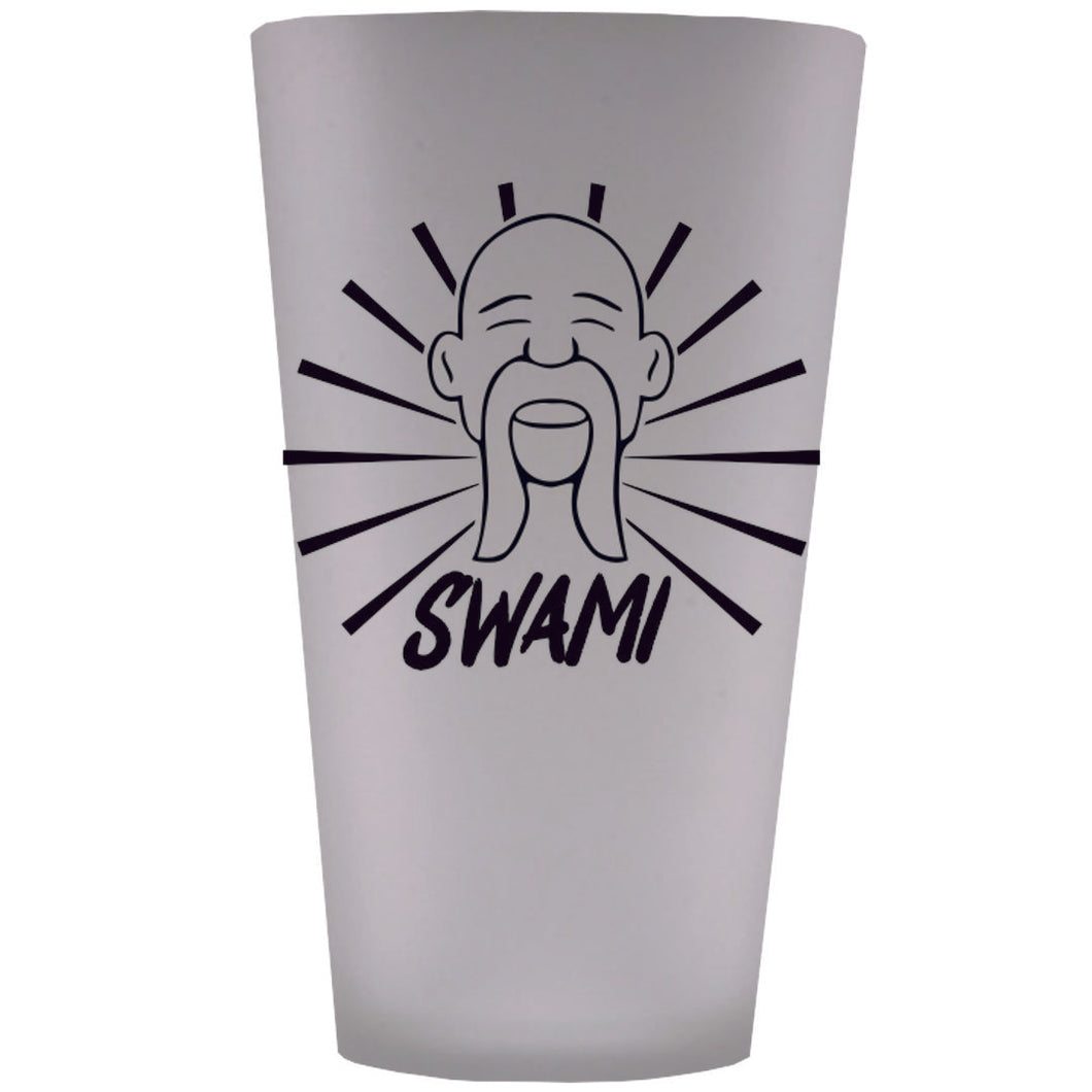 Swami B Frosted Pint Glass